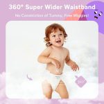 Newborn Diapers for Baby's Sensitive Skin Size 1(8-14lb) 82 Count,Babycozy Bouncy Soft Diapers Fit Baby Preemie, Dry Disposable Diapers Hypoallergenic Without Chlorine - Image 3